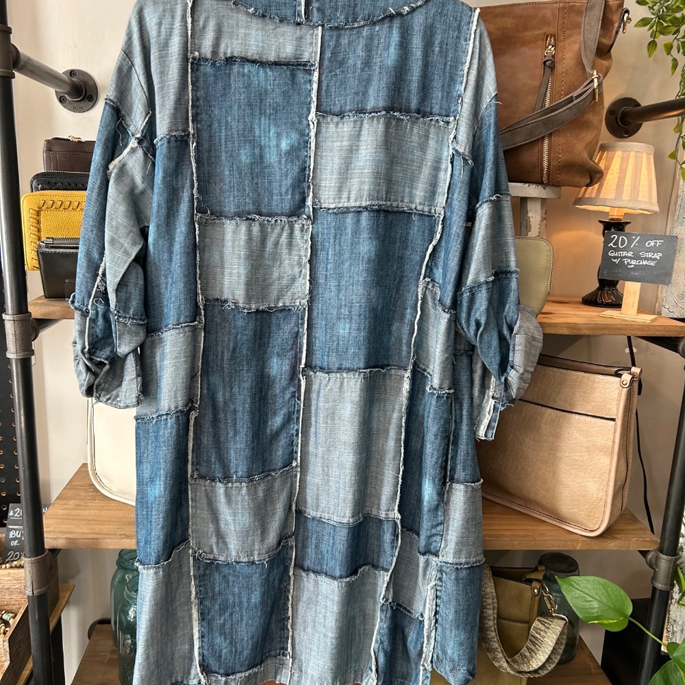 Jaded Gypsy Patchwork Denim Jacket - Picture 5 of 7